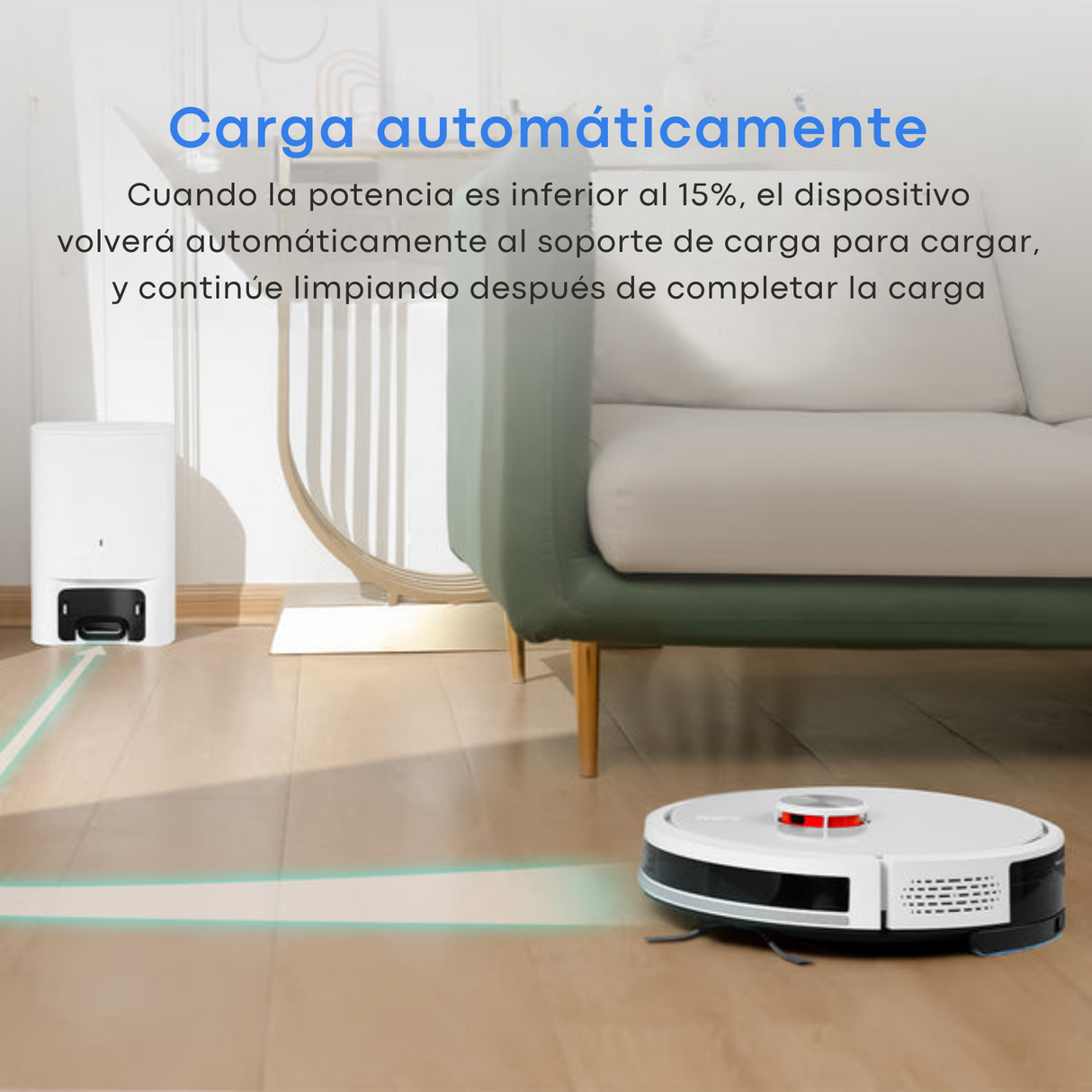 Aspiradora Robot 3000 Pa Inalambrico Lydsto Blanco