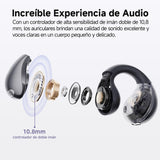 Auriculares inalámbricos QCY Crossky C30 Deportivos, con Clip para Oreja, Bluetooth 5.4, TWS, Impermeables